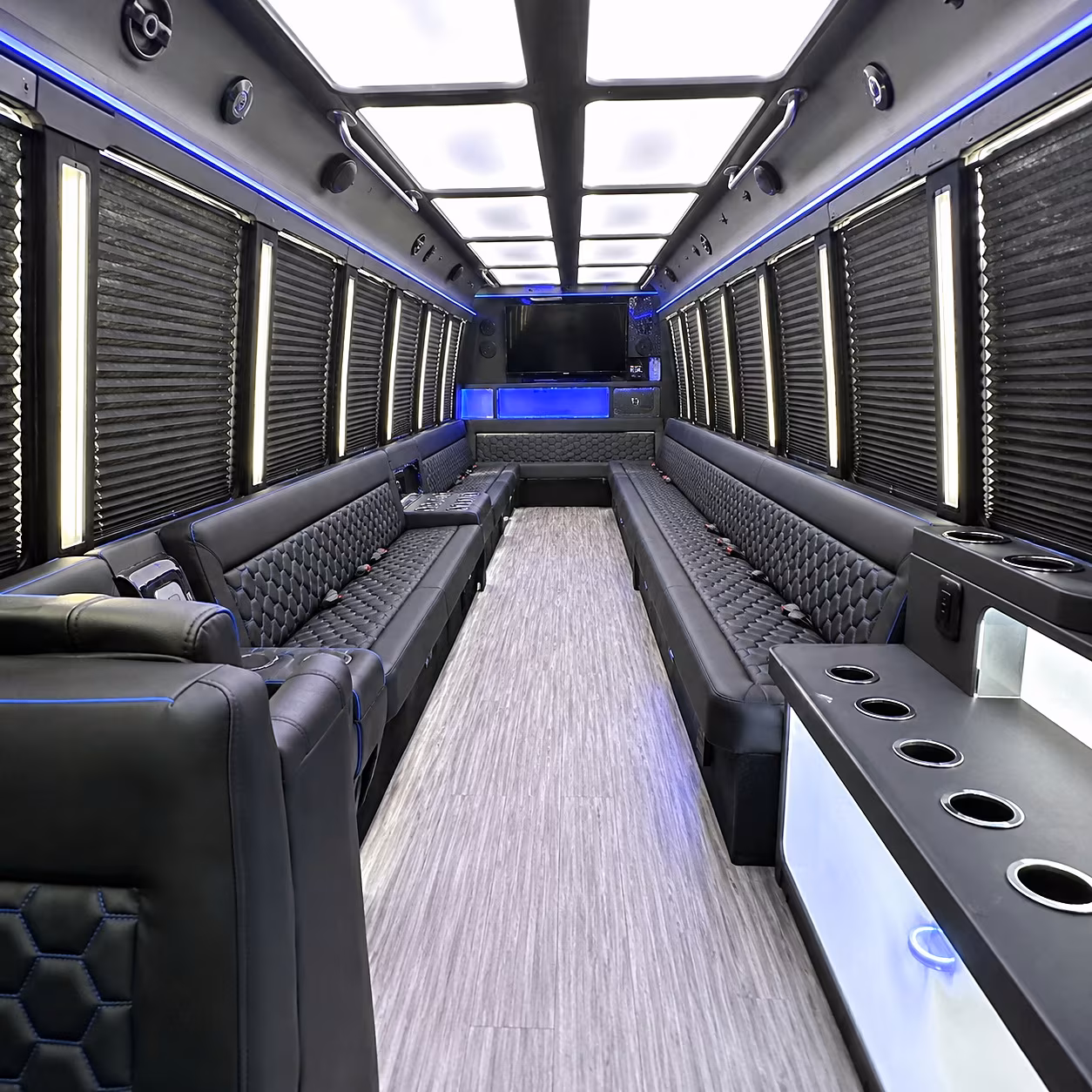 burien party bus rental interior