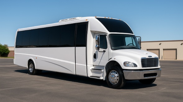 Exterior of Charter Bus Company Burien's 15 Passenger Minibus in Burien