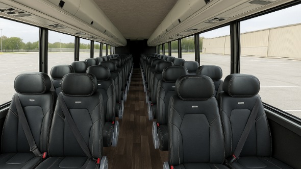 Interior of Charter Bus Company Burien's 18 Passenger Minibus in Burien