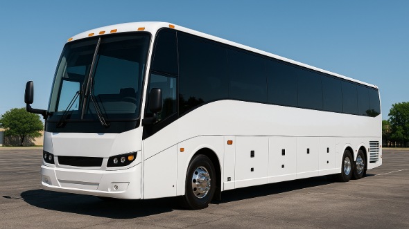 Exterior of Charter Bus Company Burien's 50 Passenger Charter Bus in Burien