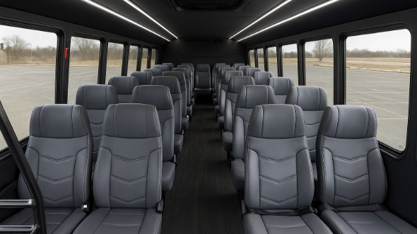 burien 18 passenger minibus inside
