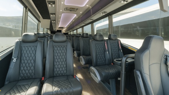 burien 25 passenger minibus inside