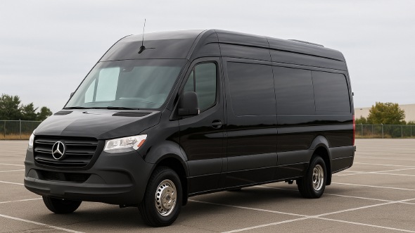 Exterior of Charter Bus Company Burien's Sprinter Van Rental With Driver in Burien